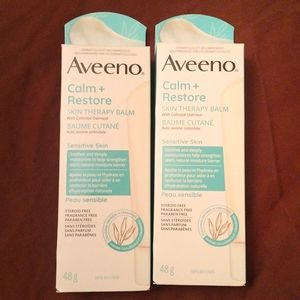 2 x Aveeno Calm and Restore Skin Therapy Balm